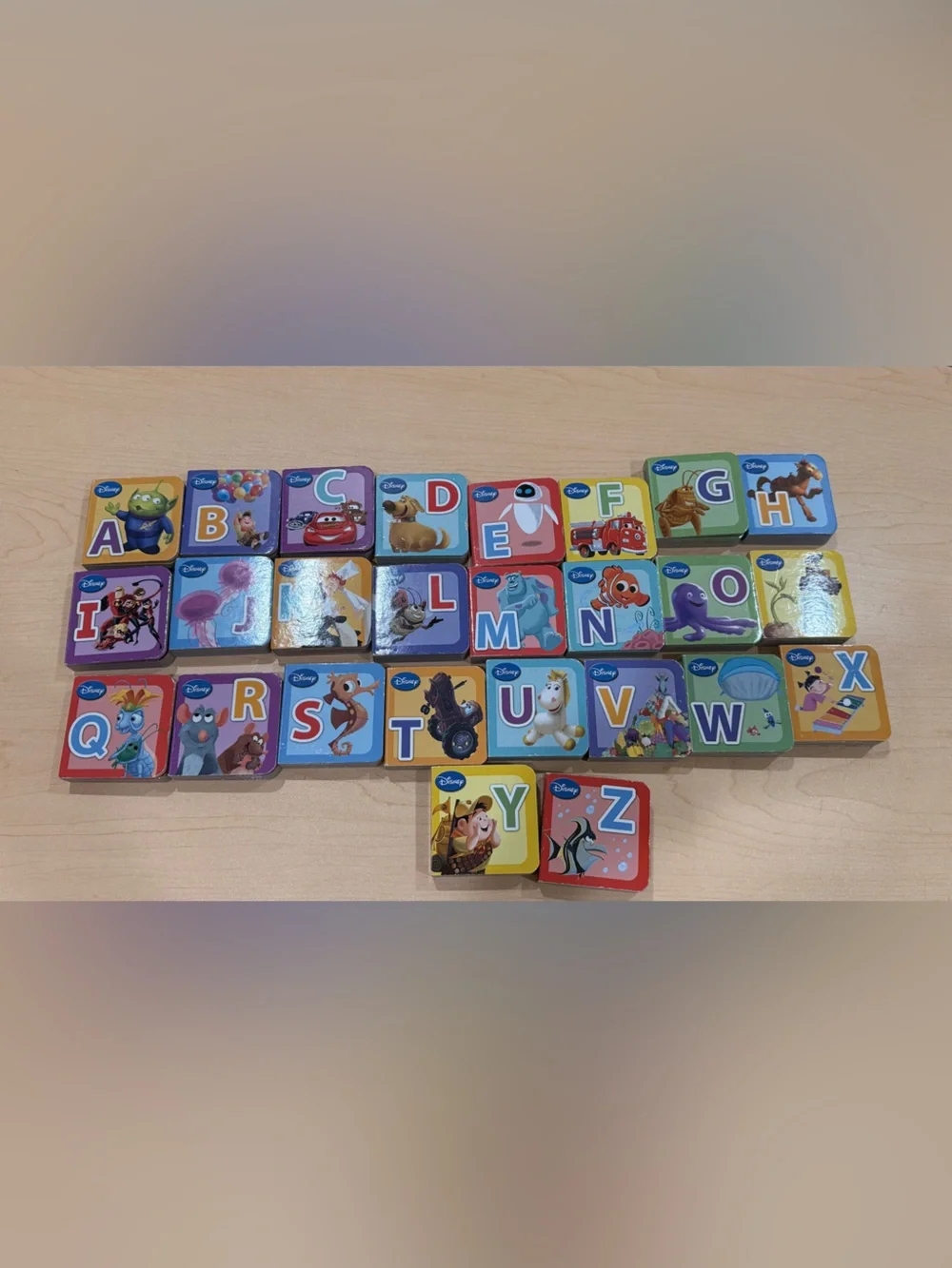 Disney Multicolor Alphabet Books  Set with Character Art